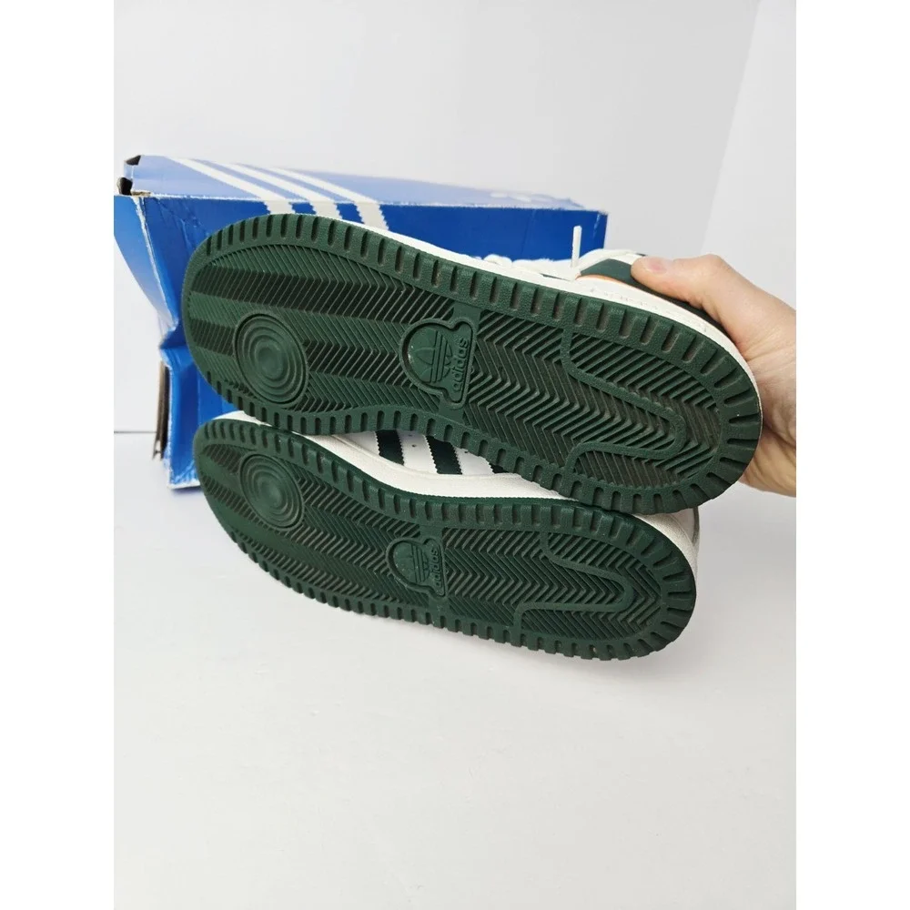 Adidas Top Ten Hi J shoes green orange youth size 6‎